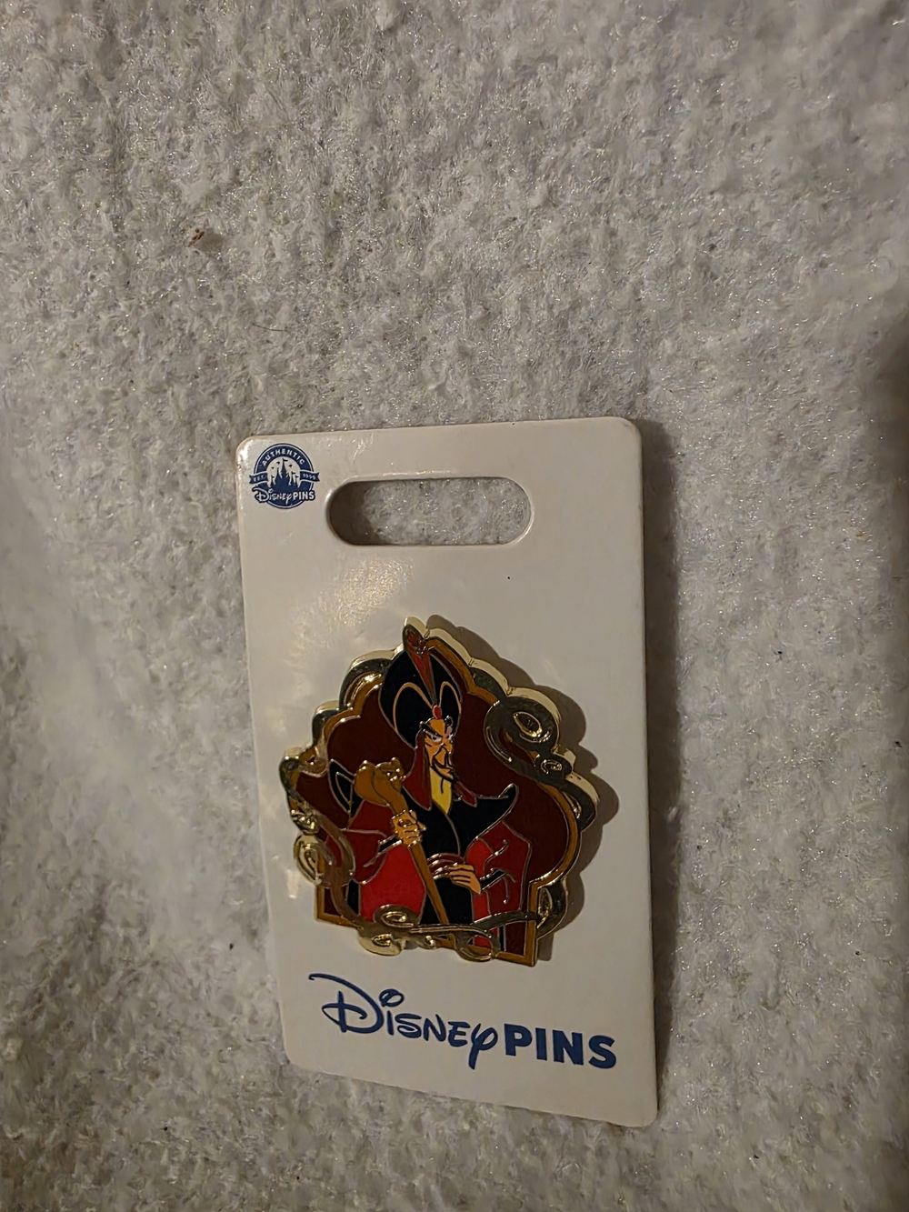 Disney Jafar Enamel Collectible Pin - Red and Gold